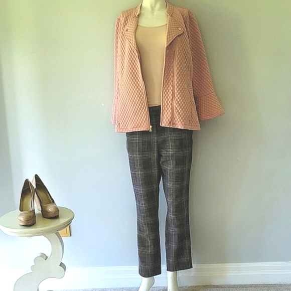 Isaac Mizrahi Women's Live Pink Quilted Jacket Size M - Picture 5 of 16